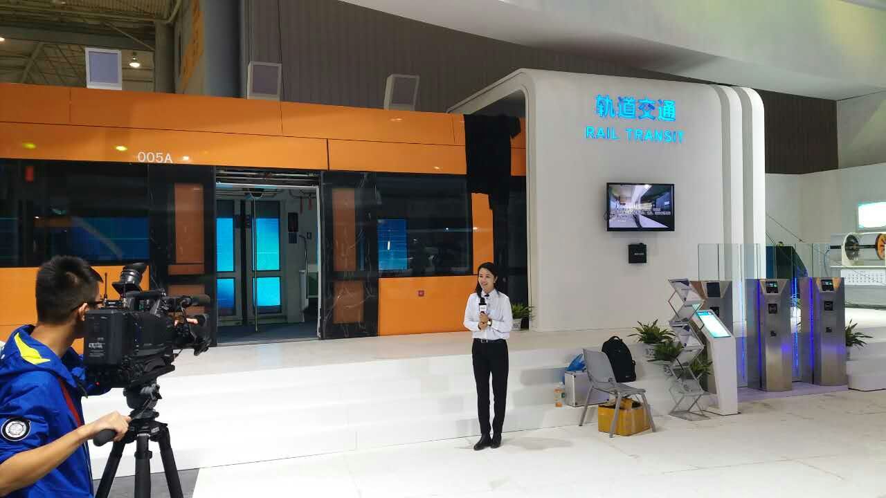 我公司产品参加2016中国轨道交通展，表现出色，并被主流媒体重点报道。